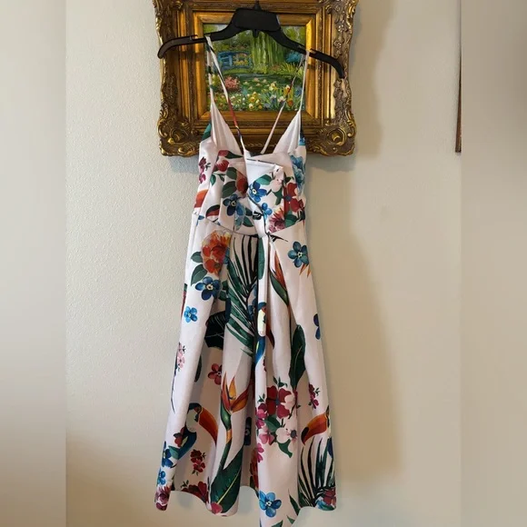 ASOS Spagetti Strap Tropical Dress - Picture 6 of 7